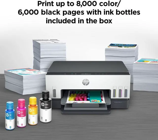 Alt view image 16 of 16 - HP Smart Tank 6001 All-in-One InkJet Printer, Color Mobile Print, Scan, Copy