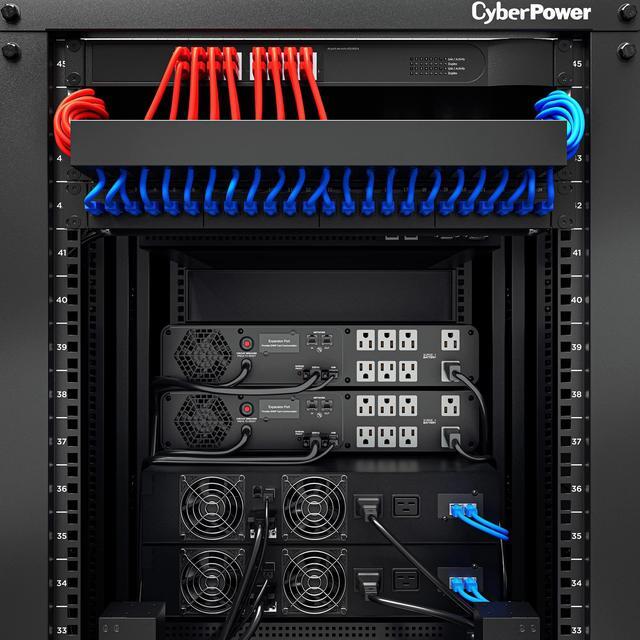 Alt view image 12 of 20 - CyberPower CP1500PFCRM2U PFC Sinewave UPS Systems - 1500VA/1000W, 120 VAC, NEMA 5-15P, 2U, Rackmount, Sine Wave, 8 Outlets, LCD, PowerPanel®