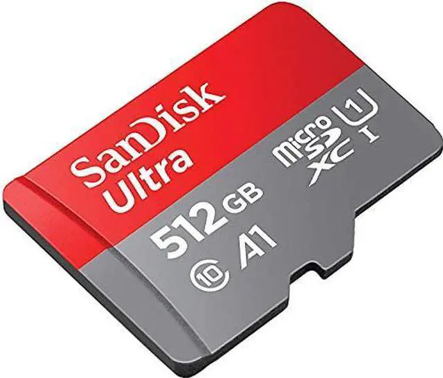 Alt view image 7 of 15 - SanDisk SDSQUA4-512G-GN6MN MAS 512GB 8pin microSDXC r120MB/s C10 U1 A1 UHS-I SanDisk Ultra microSDXC Memory Card w/out Adapter