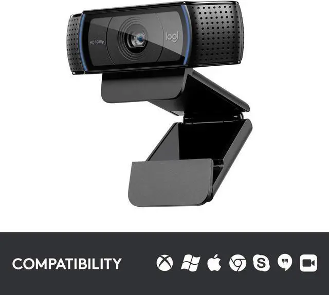 Alt view image 20 of 20 - Logitech C920x Pro HD 1080p Webcam - 960-001335