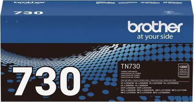 Alt view image 18 of 20 - Brother TN730 Toner Cartridge - Black