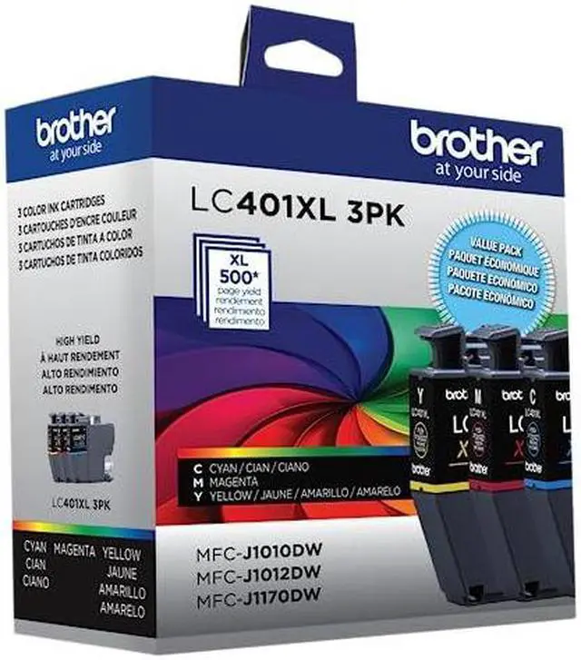 Alt view image 14 of 16 - HIGH YIELD COLOR INK CARTRIDGE 3PK FOR MFC-J1010DW MFC-J1170DW