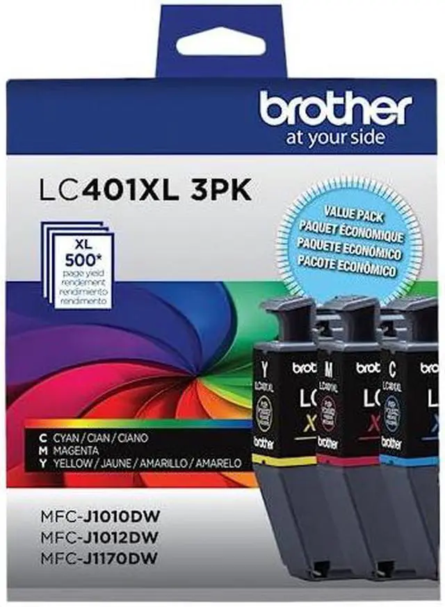 Alt view image 16 of 16 - HIGH YIELD COLOR INK CARTRIDGE 3PK FOR MFC-J1010DW MFC-J1170DW