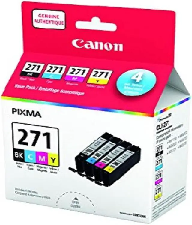 Alt view image 4 of 4 - Canon CLI-271 Ink Cartridge - Black, Cyan, Magenta, Yellow