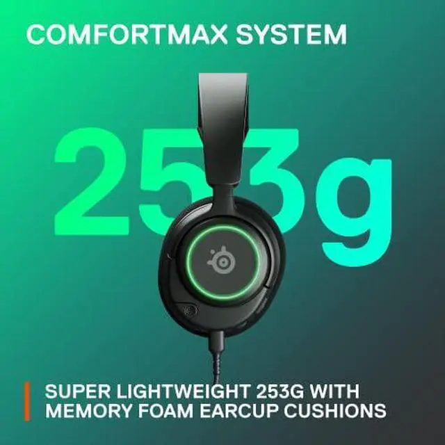Alt view image 15 of 15 - SteelSeries New Arctis Nova 3 Multi-Platform Gaming Headset - Black