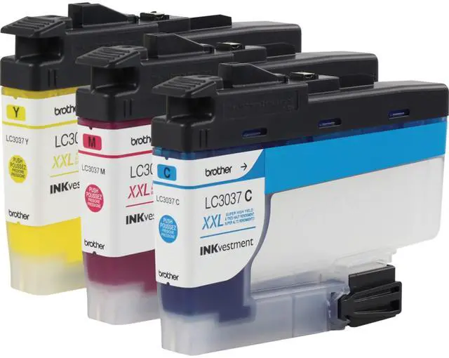 Alt view image 15 of 20 - Brother LC30373PKS INKvestment Tank Super High Yield 3 Pack of Color Ink (C/M/Y) Cyan/Magenta/Yellow