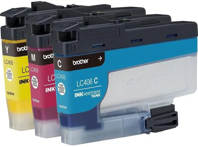 Alt view image 17 of 17 - Brother LC4063PK INKvestment Ink 1500 Page-Yield Cyan/Magenta/Yellow 3 Pack