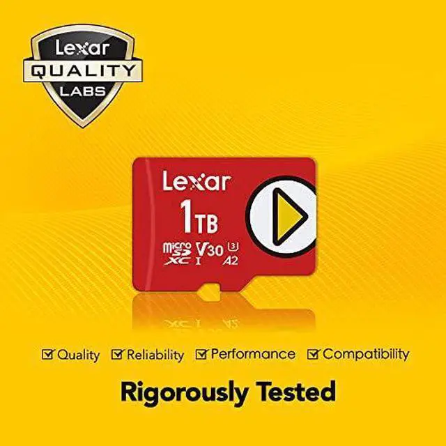 Alt view image 7 of 19 - Lexar PLAY 1TB microSDXC UHS-I-Card, Up To 150MB/s Read, Compatible-with Nintendo-Switch, Portable Gaming Devices, Smartphones and Tablets (LMSPLAY001T-BNNNU)