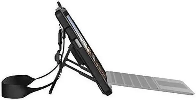 Alt view image 20 of 20 - UAG Designed for Microsoft Surface Go 4 / Surface Go 3 / Surface Go 2 / Surface Go Case 10.5" Plasma w/Hand Strap & Shoulder Strap Feather-Light Rugged Military Drop Tested Cover Ice