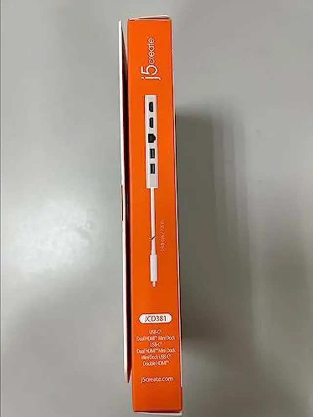 Alt view image 19 of 20 - j5create USB Type-C™ Dual HDMI Mini Dock-Ethernet/ USB 3.1 HUB / PD2.0