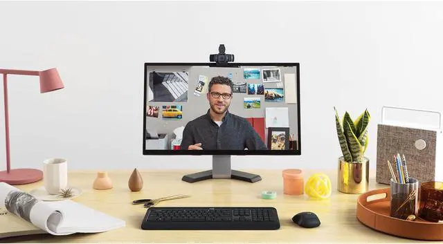 Alt view image 15 of 20 - Logitech C920e HD 1080p Business Webcam 3.0 Megapixels Black (960-001401)