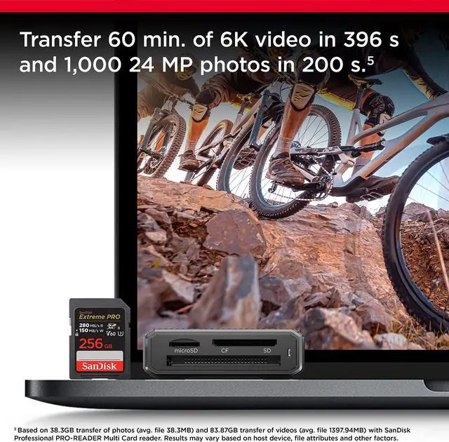 Alt view image 13 of 20 - SanDisk 256GB Extreme PRO SDXC Memory Card - (SDSDXEP-256G-GN4IN)