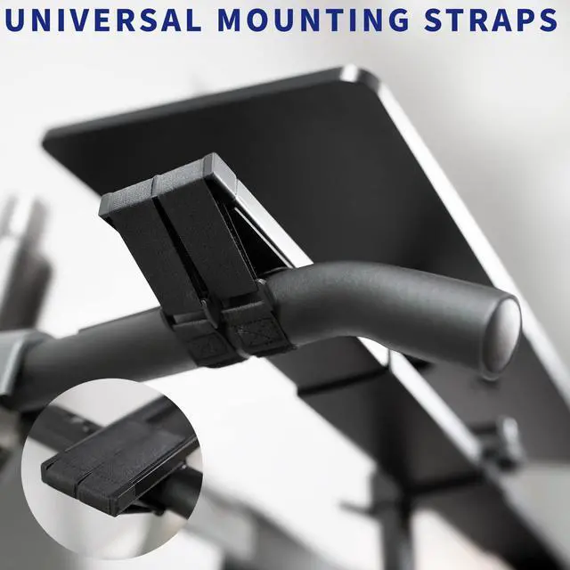 Alt view image 10 of 15 - VIVO Height Adjustable Laptop Desk for Treadmills, Wooden Notebook Tray