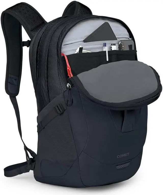 Alt view image 4 of 4 - Osprey Comet 30 Laptop Backpack, Black