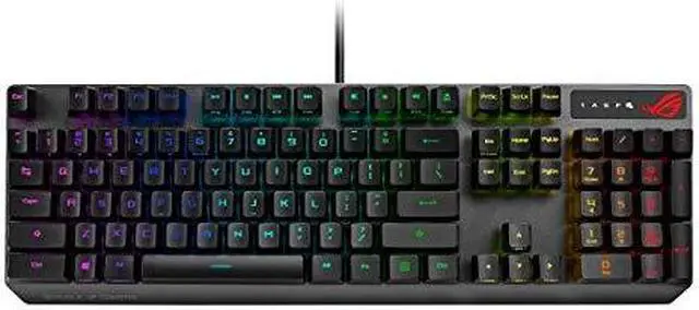 Main image of ASUS Mechanical Gaming Keyboard - ROG Strix Scope RX | Red Optical Mechanical Switches | USB 2.0 Passthrough | 2X Wider Ctrl Key for Greater FPS Precision | Aura Sync, Armoury Crate RGB Lighting