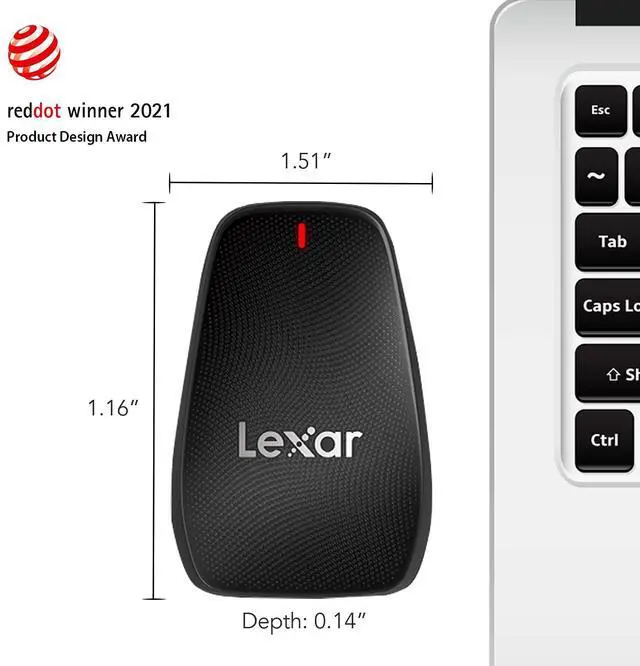 Alt view image 8 of 11 - Lexar CFexpress Type B USB 3.2 Gen 2x2 Reader #LRW550U-RNBNU