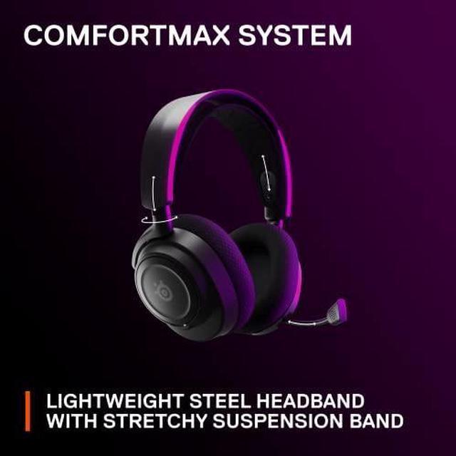 Alt view image 13 of 20 - SteelSeries Arctis Nova 7 Wireless Multi-Platform Gaming Headset — Neodymium Magnetic Drivers — 2.4GHz + Mixable Bluetooth — 38Hr USB-C Battery — ClearCast Gen2 AI Mic — PC, PS5, Switch, VR, Mobile