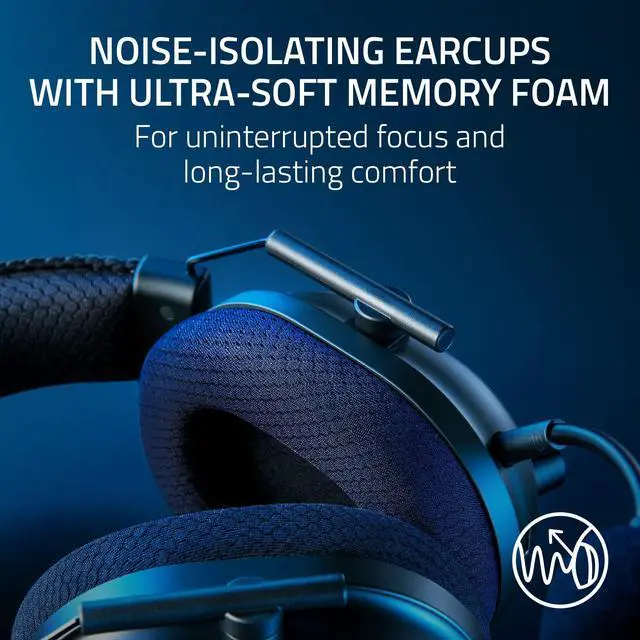 Alt view image 8 of 9 - Razer BlackShark V2 Pro Wireless Gaming Headset: Detachable Mic - Pro-Tuned FPS Profiles - 50mm Drivers - Noise-Isolating Earcups w/Ultra-Soft Memory Foam - 70 Hr Battery Life