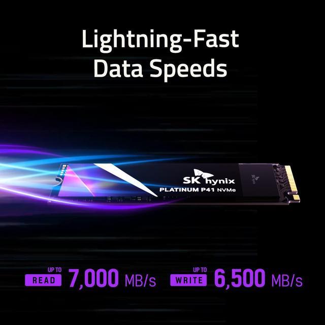 Alt view image 13 of 13 - SK hynix Platinum P41 M2 SSD 2TB, M.2 2280 NVME PCIe Gen4.0 Internal SSD  l Up to 7,000MB/S l with 176-Layer NAND Flash