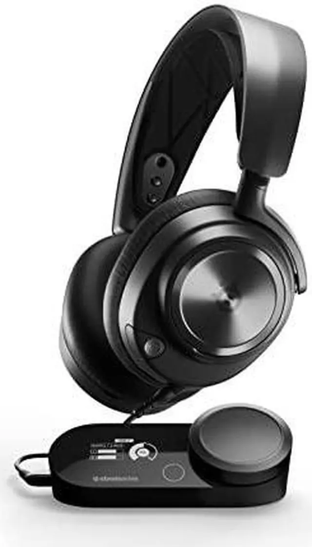 Alt view image 8 of 14 - SteelSeries Arctis Nova ProMulti-System Gaming Headset - Premium Hi-Fi Drivers - Hi-Res Audio - 360° Spatial Audio - GameDAC Gen 2 - ESS Sabre Quad-DAC - Stealth Retractable Mic - PC, PS5, PS4, Switch