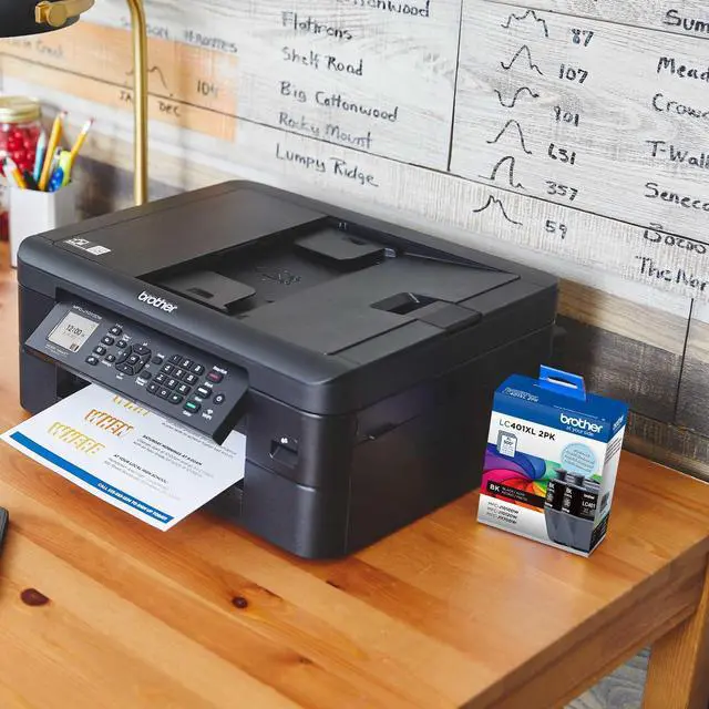 Alt view image 12 of 14 - Brother LC401 Black High Yield Ink Cartridge 2/Pack (LC401XL2PKS)