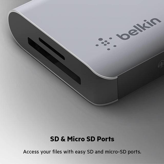 Alt view image 9 of 20 - Belkin CONNECT USB-C 7-in-1 Multiport Hub Adapter PVC003btSGY