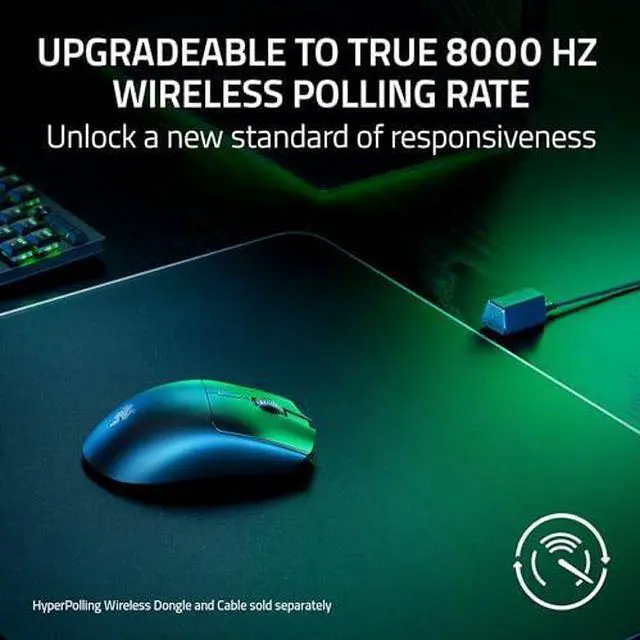 Alt view image 5 of 8 - Razer Viper V3 HyperSpeed Wireless Esports Gaming Mouse: 82g Lightweight Design - 30K DPI Optical Sensor - Up to 280 Hr Battery Life - Mechanical Switches Gen-2