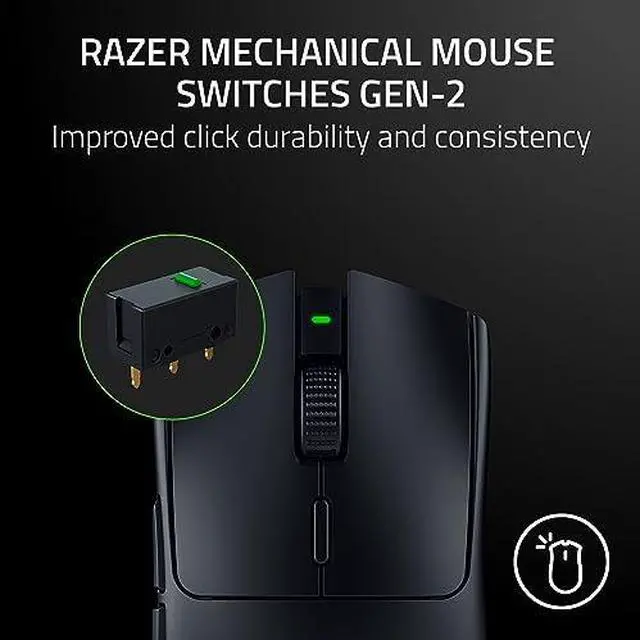Alt view image 6 of 8 - Razer Viper V3 HyperSpeed Wireless Esports Gaming Mouse: 82g Lightweight Design - 30K DPI Optical Sensor - Up to 280 Hr Battery Life - Mechanical Switches Gen-2