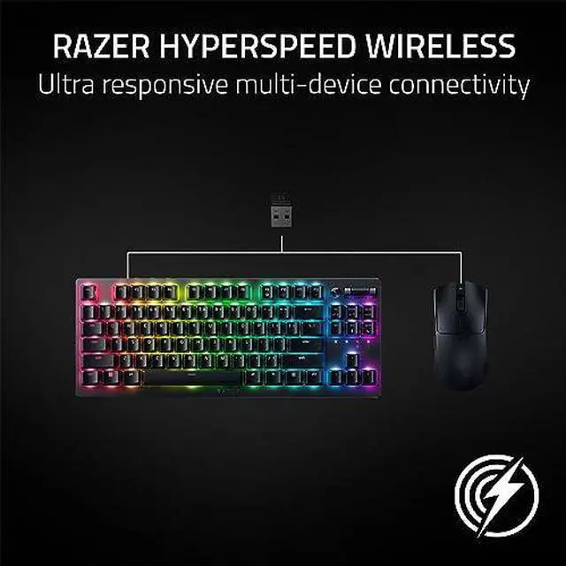 Alt view image 7 of 8 - Razer Viper V3 HyperSpeed Wireless Esports Gaming Mouse: 82g Lightweight Design - 30K DPI Optical Sensor - Up to 280 Hr Battery Life - Mechanical Switches Gen-2