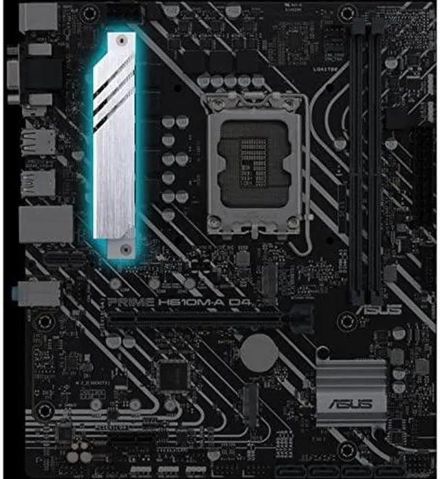 Alt view image 8 of 8 - Asus PRIME H610M-A WIFI LGA 1700 Motherboard DP HDMI VGA Micro ATX WIFI 5