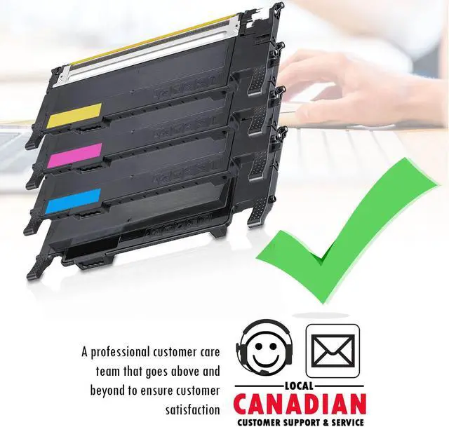 Alt view image 10 of 11 - 1 Set of 4 Inkfirst® Compatible Toner Cartridges Replacement for Samsung 407S 407 CLP320 CLP-325 CLP-325W CLX-3185