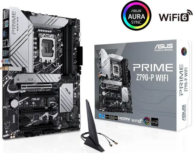 Alt view image 7 of 11 - Asus PRIME Z790-P LGA 1700 ATX motherboard with PCIe 5.0 DDR5 HDMI DP