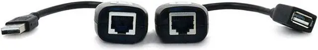 Alt view image 12 of 14 - Monoprice USB Extender over Cat5e or Cat6 Connection, up to 150ft