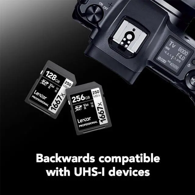 Alt view image 5 of 10 - Lexar Professional 1667x 256GB SDXC UHS-II/U3 Card (LSD256CBNA1667)