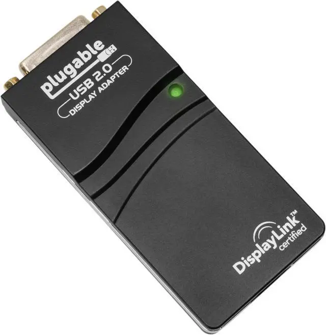 Alt view image 11 of 12 - Plugable USB 2.0 to DVI/VGA/HDMI Video Graphics Adapter for Multiple Monitors up to 1920x1080 Supports Windows 11, 10, 8.1, 7, XP, and Mac 10.14+