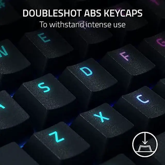 Alt view image 3 of 7 - Razer BlackWidow V4 Pro Wired Mechanical Gaming Keyboard - Yellow Switches (Linear & Silent), Doubleshot ABS Keycaps, Command Dial, Chroma RGB, Magnetic Wrist Rest, Snap Tap