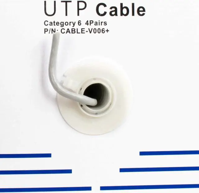 Alt view image 9 of 12 - VIVO 500ft bulk Cat6 Ethernet Cable / Wire UTP Pull Box 500 ft Cat-6 Grey LAN (CABLE-V006)
