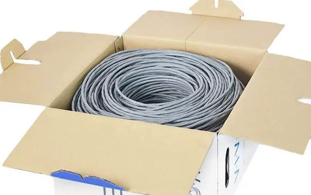 Alt view image 10 of 12 - VIVO 500ft bulk Cat6 Ethernet Cable / Wire UTP Pull Box 500 ft Cat-6 Grey LAN (CABLE-V006)