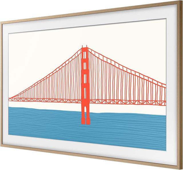 Alt view image 17 of 20 - Samsung Customizable Bezel for Samsung The Frame 55" (Modern Teak)