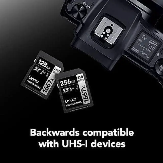 Alt view image 11 of 14 - Lexar SILVER Series Professional 1667x 64GB UHS-II SDXC Memory Card, 2-Pack