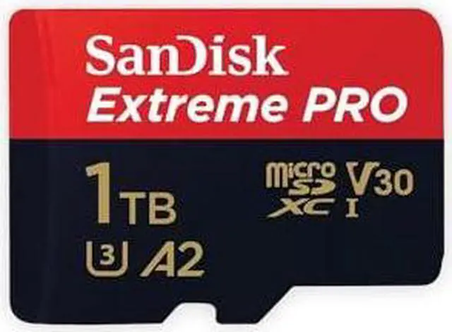 Alt view image 5 of 12 - Micro SD 1TB SanDisk Extreme PRO microSDXC A2 SDSQXCZ-1T00 Overseas package product