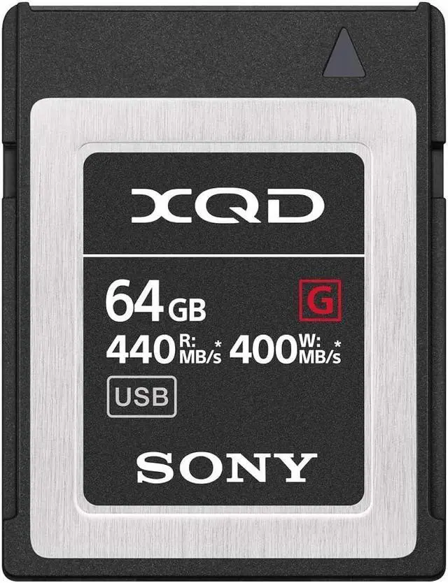 Alt view image 8 of 9 - Sony Professional XQD G Series 64GB Memory Card (QD-G64F/J)