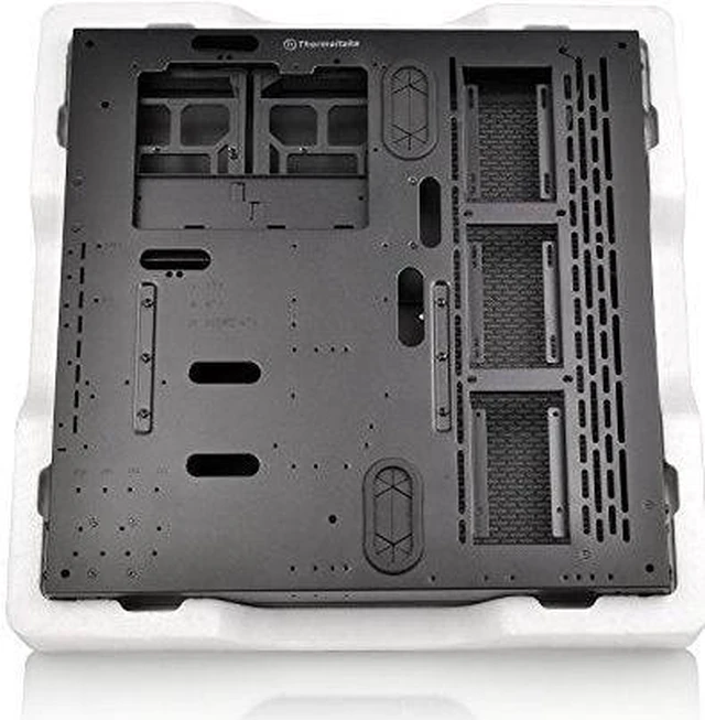 Alt view image 10 of 14 - Thermaltake Core P3 ATX Tempered Glass Gaming Computer Case Chassis, Open Frame Panoramic Viewing, Glass Wall-Mount, Riser Cable Included, Black Edition, CA-1G4-00M1WN-06