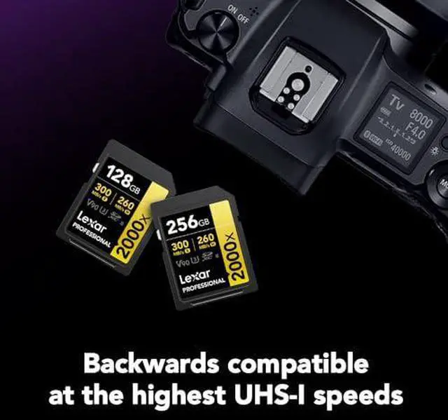 Alt view image 18 of 19 - Lexar Professional SDXC Memory Card 2000x 128GB Class 10 UHSII U3 WO Reader