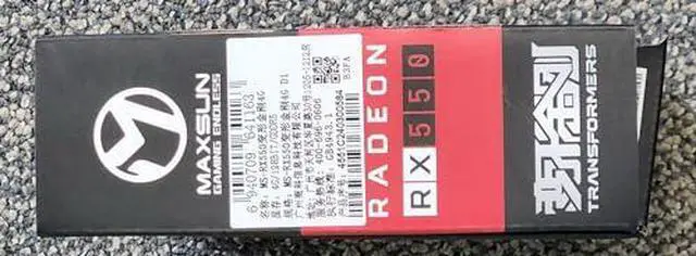 Alt view image 10 of 12 - MAXSUN AMD Radeon RX 550 4GB GDDR5 ITX Computer PC Gaming Video Graphics Card GPU 128-Bit DirectX 12 PCI Express X16 3.0 DVI-D Dual Link, HDMI, DisplayPort