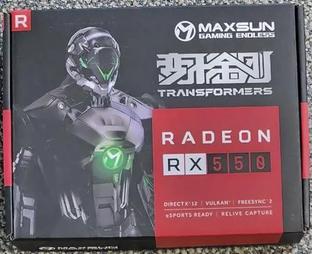 Alt view image 13 of 12 - MAXSUN AMD Radeon RX 550 4GB GDDR5 ITX Computer PC Gaming Video Graphics Card GPU 128-Bit DirectX 12 PCI Express X16 3.0 DVI-D Dual Link, HDMI, DisplayPort