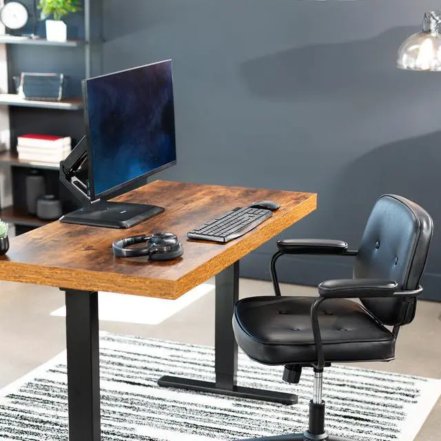 Alt view image 9 of 14 - VIVO Freestanding Pneumatic Spring Arm Mount, Tabletop Stand for 17" to 32" Touch Screens & Monitors (STAND-V001R)