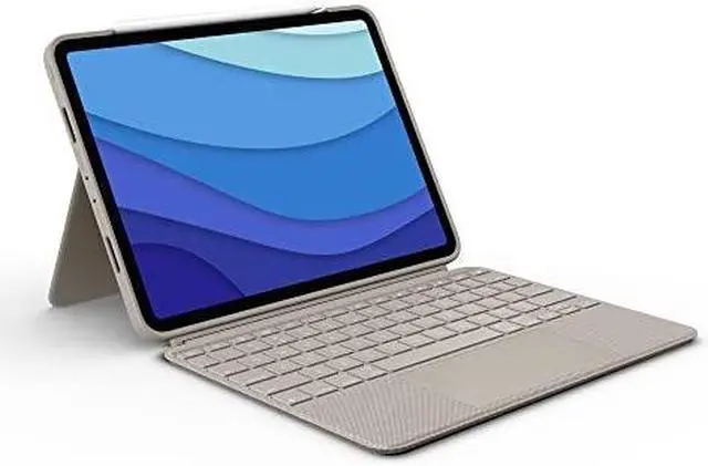 Alt view image 11 of 17 - Logitech Combo Touch Keyboard/Cover Case for 11" Apple iPad Pro 3rd Generation iPad Pro 2nd Generation iPad Pro Tablet Sand 920010165
