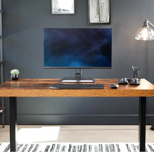 Alt view image 10 of 14 - VIVO Freestanding Pneumatic Spring Arm Mount, Tabletop Stand for 17" to 32" Touch Screens & Monitors (STAND-V001R)
