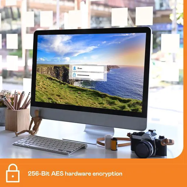 Alt view image 19 of 20 - WD My Book WDBBGB0060HBK - Hard drive - encrypted - 6 TB - external (desktop) - USB 3.0 - 256-bit AES - black
